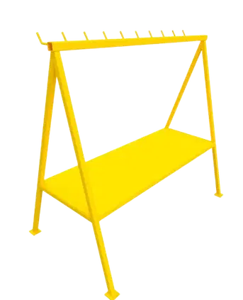 Estructura del caballete porta herramientas