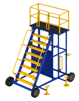 Escalera regulable para 2 personas