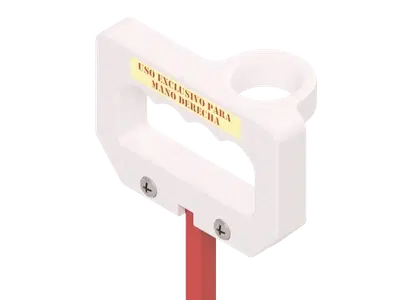 Mango ergonómico de la llave tipo J