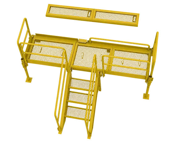 Vista superior de la plataforma LM75 armada